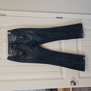 Vintage Premium 98 Bootcut Embellished Jeans Size 7